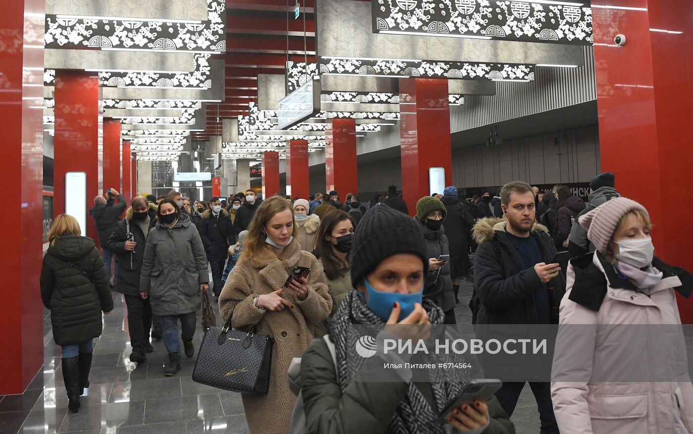 Открытие участка Большой кольцевой линии метро