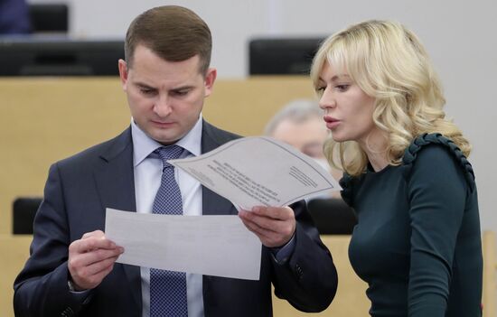 Пленарное заседание Государственной Думы РФ