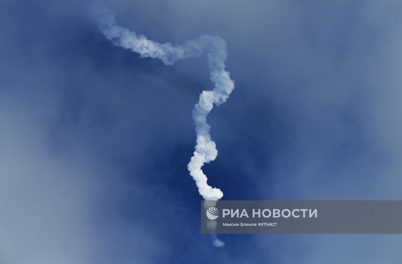 Запуск пилотируемого корабля "Союз МС-20" с японскими туристами с космодрома Байконур