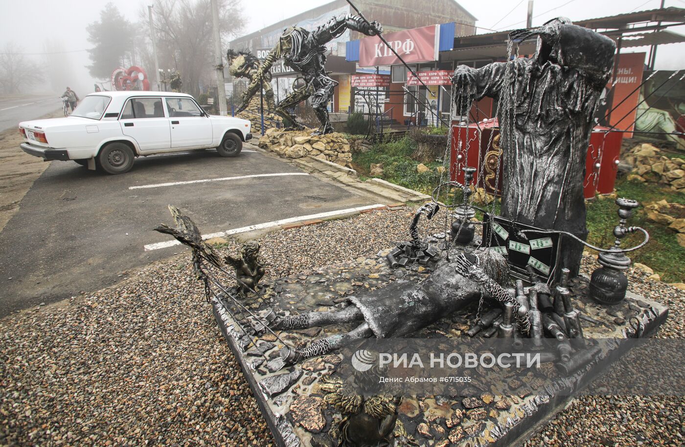 Работа скульптора А. Чаплыгина в Ставрополье