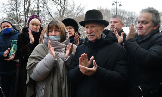 Прощание с Н. Ургант в Александринском театре в Санкт-Петербурге 