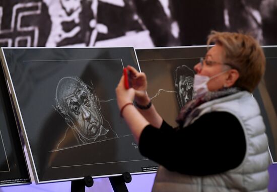 Открытие выставки "Нюрнберг. Начало мира. Международный военный трибунал в рисунках Н. Жукова"