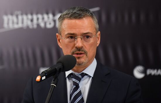 Открытие выставки "Нюрнберг. Начало мира. Международный военный трибунал в рисунках Н. Жукова"