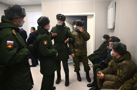 Работа военных медиков в Ростове-на-Дону