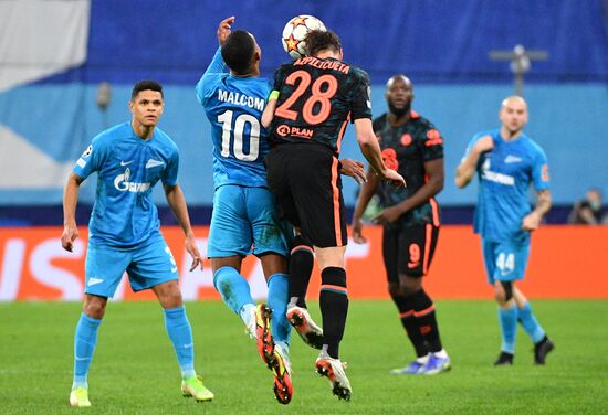 Футбол. Лига чемпионов. Матч "Зенит" - "Челси"