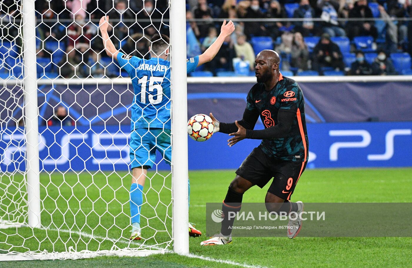 Футбол. Лига чемпионов. Матч "Зенит" - "Челси"