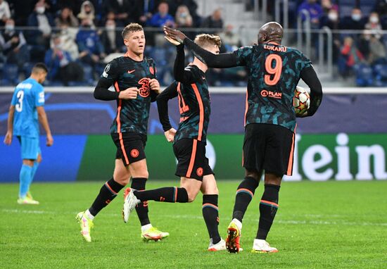 Футбол. Лига чемпионов. Матч "Зенит" - "Челси"