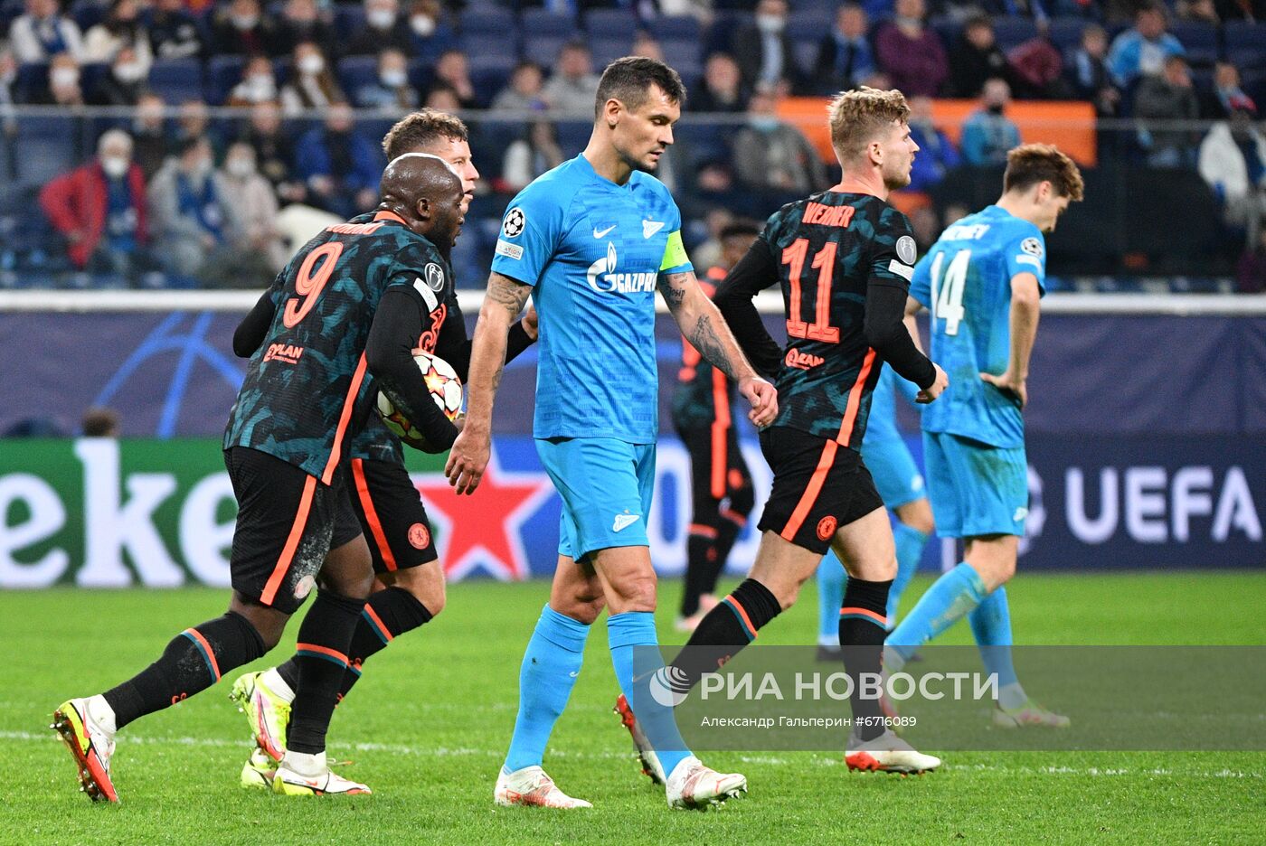 Футбол. Лига чемпионов. Матч "Зенит" - "Челси"