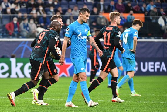 Футбол. Лига чемпионов. Матч "Зенит" - "Челси"