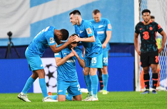 Футбол. Лига чемпионов. Матч "Зенит" - "Челси"