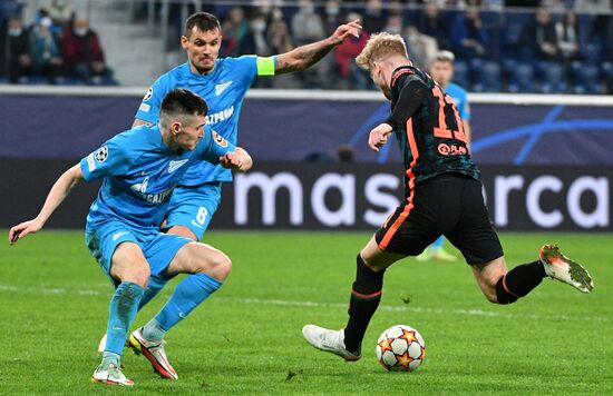 Футбол. Лига чемпионов. Матч "Зенит" - "Челси"