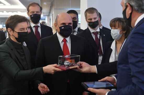 Премьер-министр РФ М. Мишустин принял участие в работе Международного экспортного форума "Сделано в России - 2021"