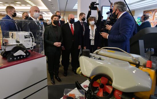 Премьер-министр РФ М. Мишустин принял участие в работе международного экспортного форума "Сделано в России - 2021"