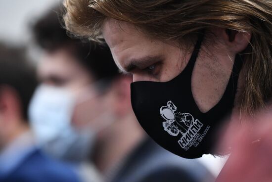 Участник Конгресса молодых ученых в Сочи. Фото могут быть использованы при наличии обязательной ссылки на источник. Место: Россия, Краснодарский край, Сочи. Автор: Евгений Биятов. Конгресс молодых ученых и закрытие Года науки и технологий