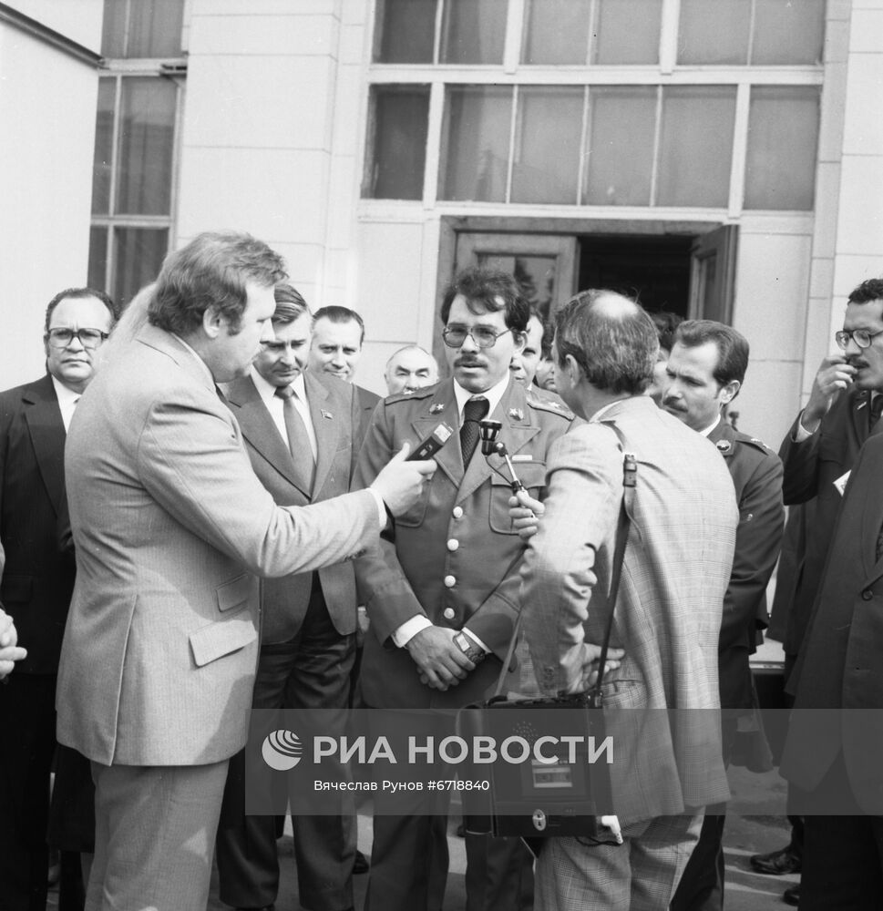 Визит в СССР делегации Никарагуа во главе с Д. Ортегой