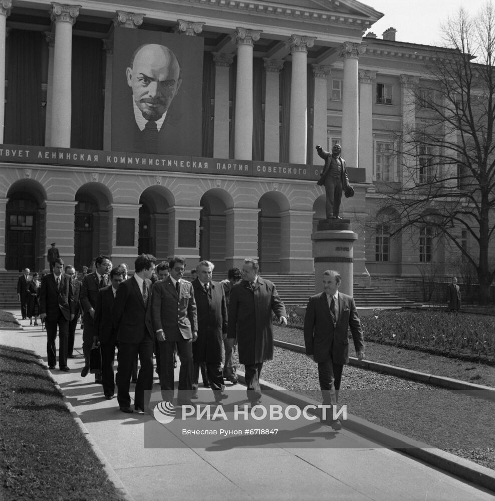 Визит в СССР делегации Никарагуа во главе с Д. Ортегой