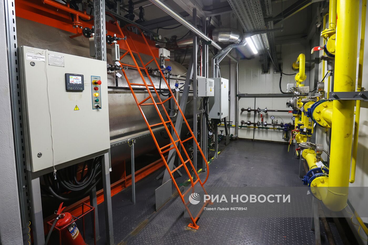 Запуск первой газовой котельной "Новатэк" в Мурманске