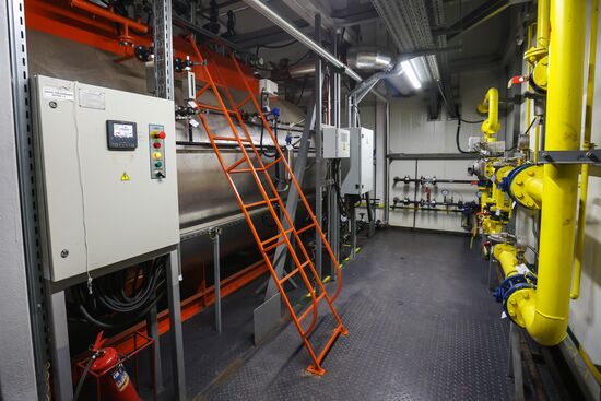 Запуск первой газовой котельной "Новатэк" в Мурманске