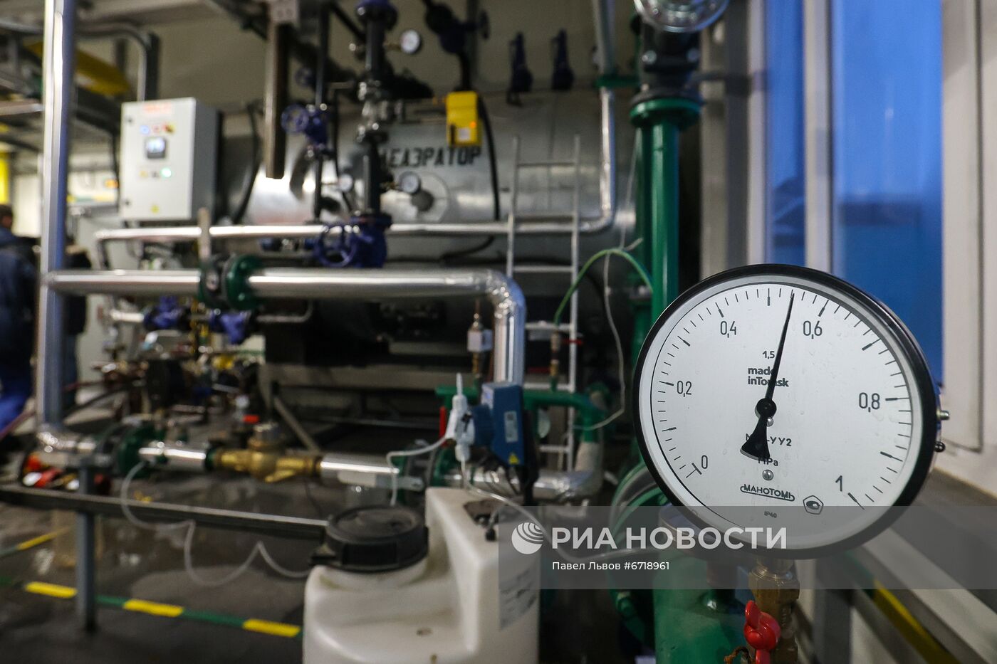 Запуск первой газовой котельной "Новатэк" в Мурманске