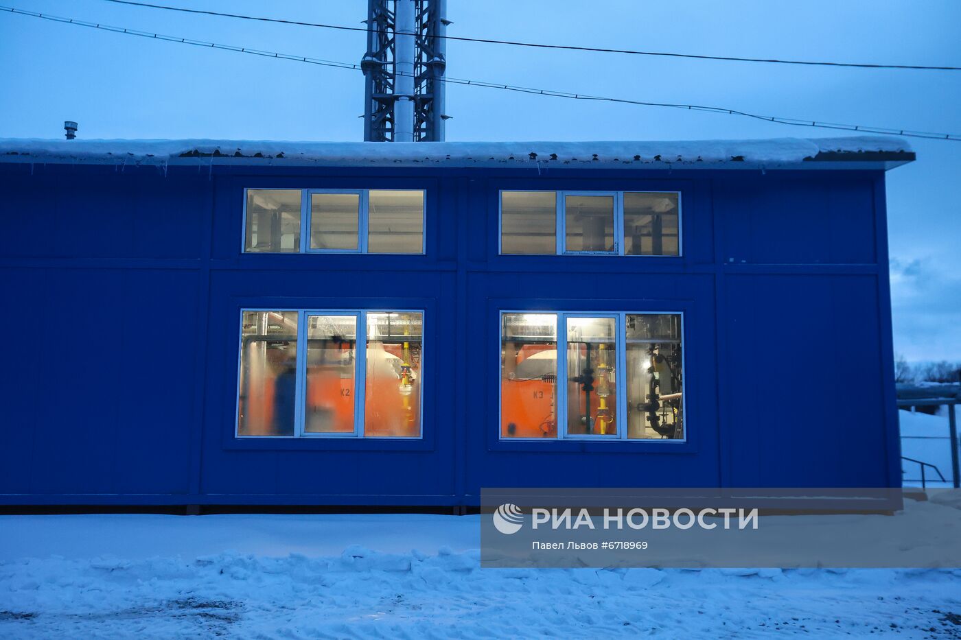 Запуск первой газовой котельной "Новатэк" в Мурманске