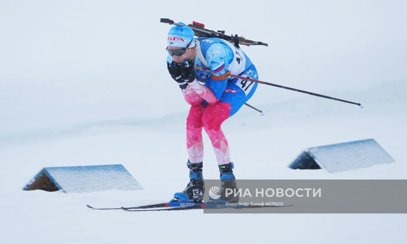 Биатлон. III этап Кубка мира. Мужчины. Гонка преследования