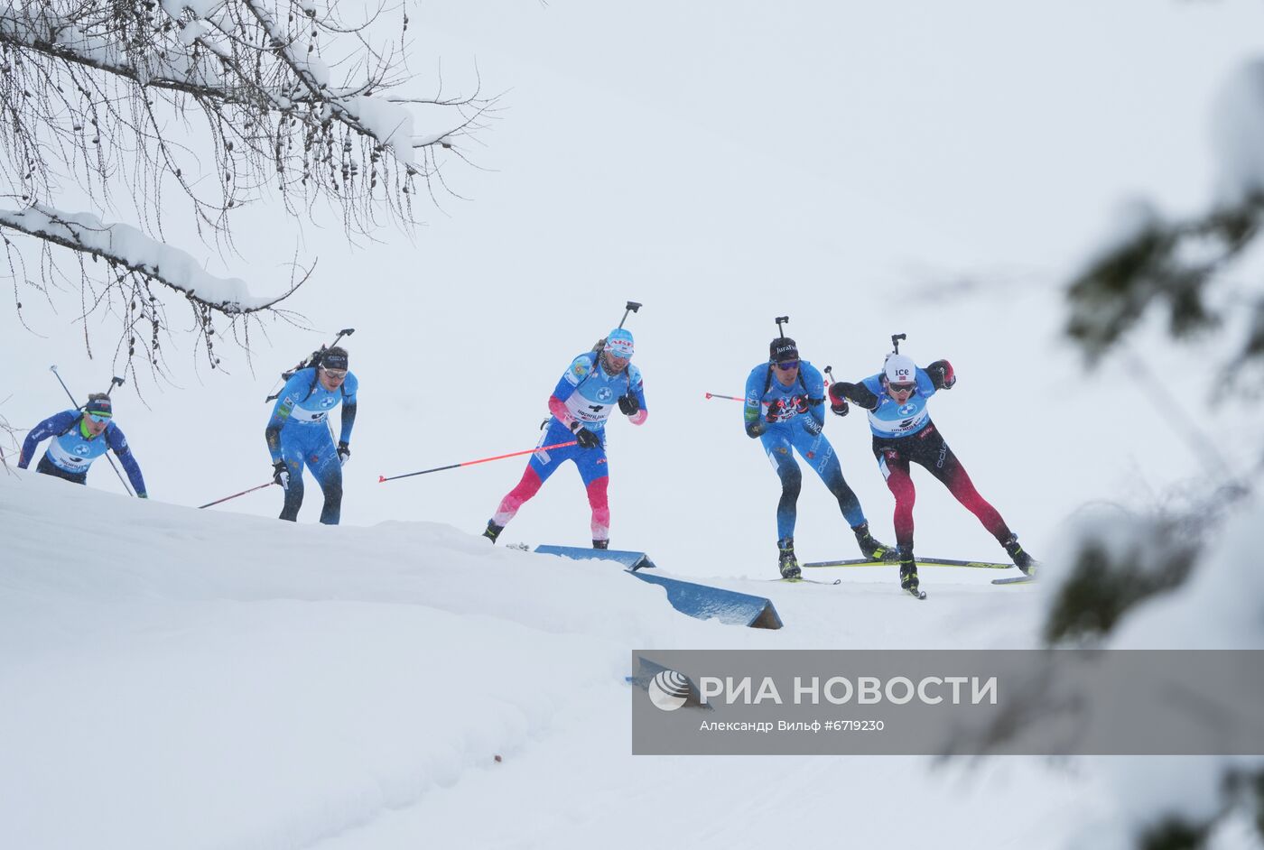 Биатлон. III этап Кубка мира. Мужчины. Гонка преследования