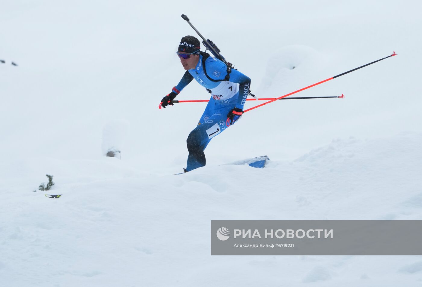 Биатлон. III этап Кубка мира. Мужчины. Гонка преследования