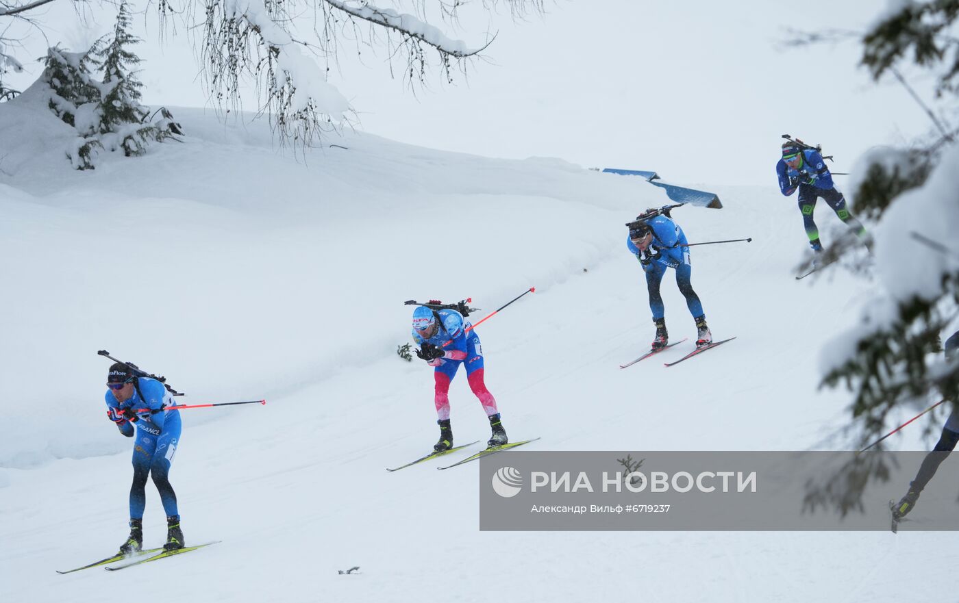 Биатлон. III этап Кубка мира. Мужчины. Гонка преследования