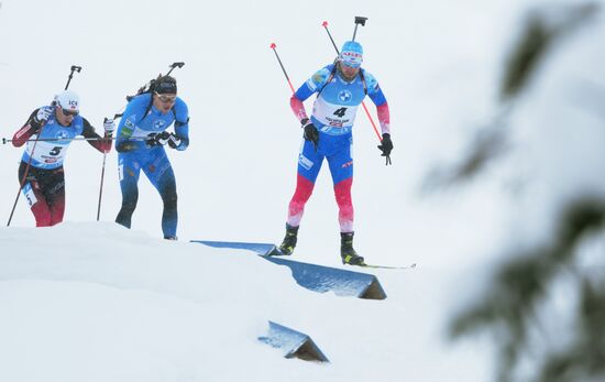 Биатлон. III этап Кубка мира. Мужчины. Гонка преследования