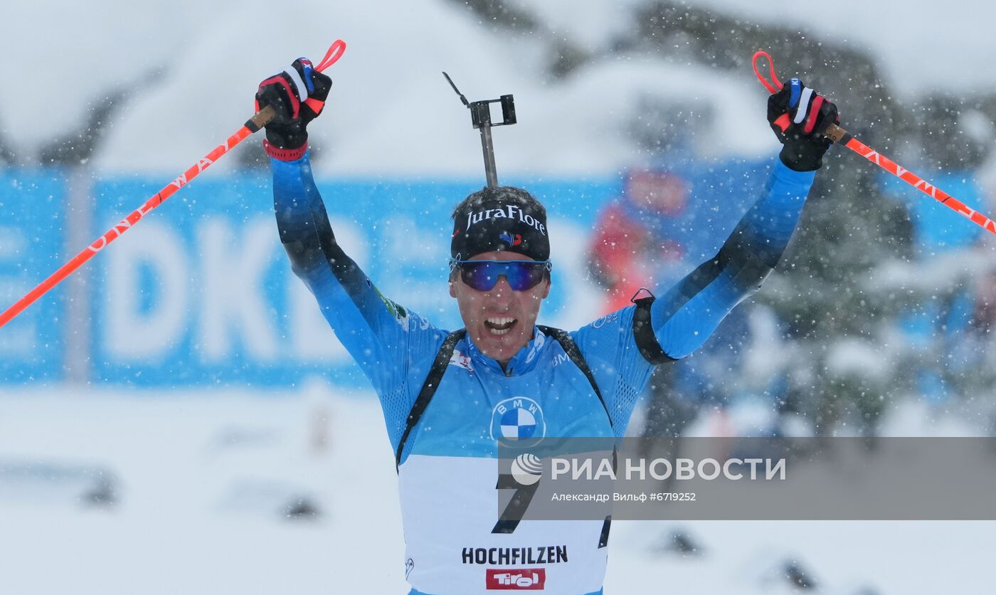 Биатлон. III этап Кубка мира. Мужчины. Гонка преследования