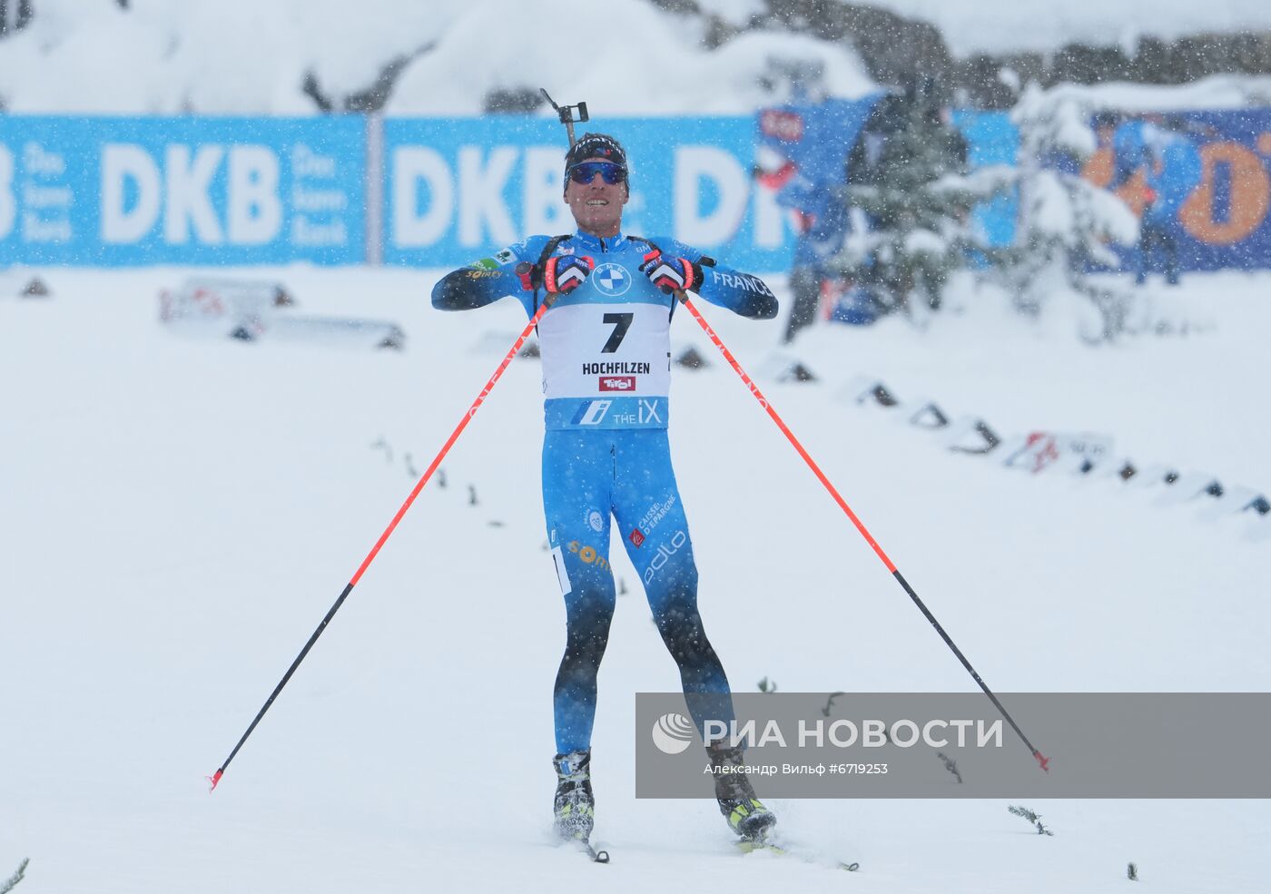 Биатлон. III этап Кубка мира. Мужчины. Гонка преследования