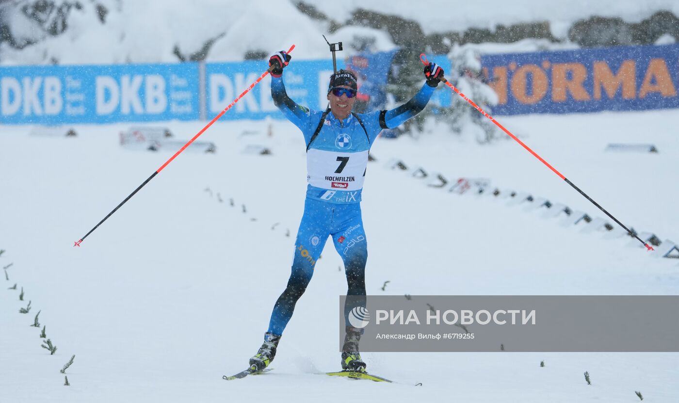 Биатлон. III этап Кубка мира. Мужчины. Гонка преследования