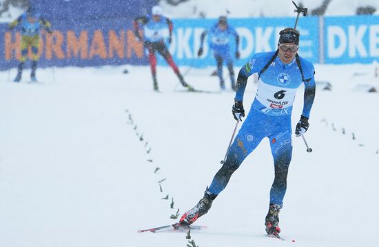 Биатлон. III этап Кубка мира. Мужчины. Гонка преследования