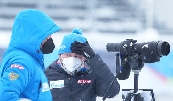 Биатлон. III этап Кубка мира. Мужчины. Гонка преследования