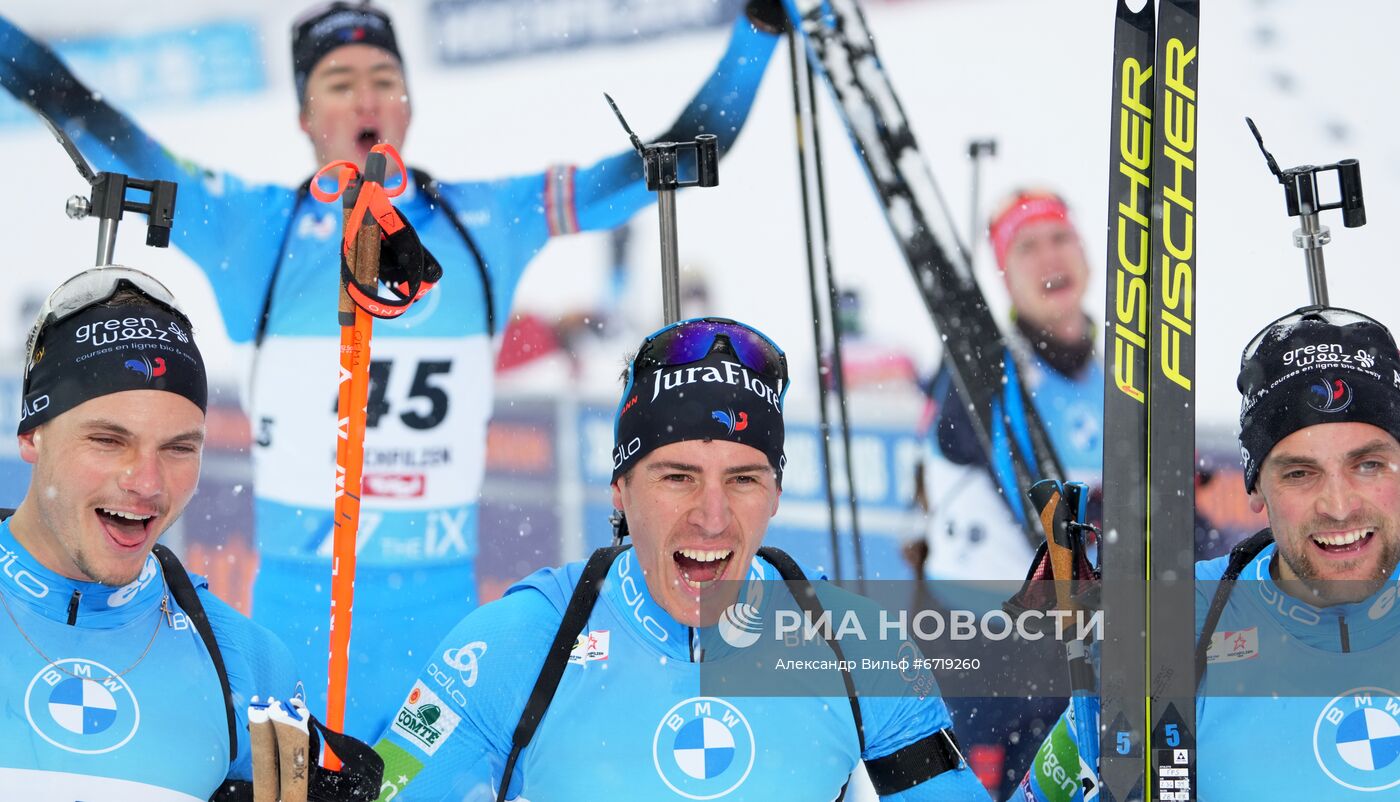 Биатлон. III этап Кубка мира. Мужчины. Гонка преследования