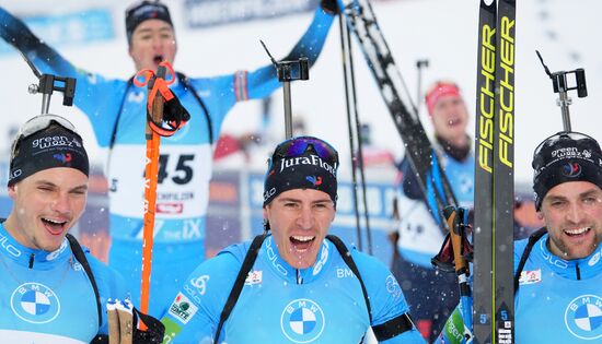 Биатлон. III этап Кубка мира. Мужчины. Гонка преследования