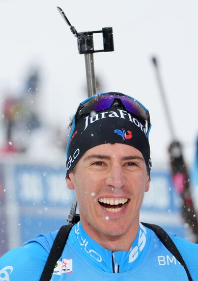 Биатлон. III этап Кубка мира. Мужчины. Гонка преследования