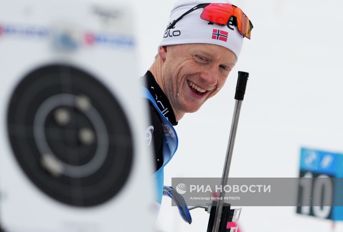 Биатлон. III этап Кубка мира. Мужчины. Гонка преследования