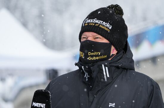 Биатлон. III этап Кубка мира. Мужчины. Гонка преследования