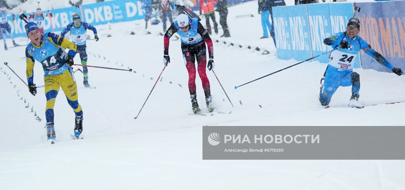 Биатлон. III этап Кубка мира. Мужчины. Гонка преследования