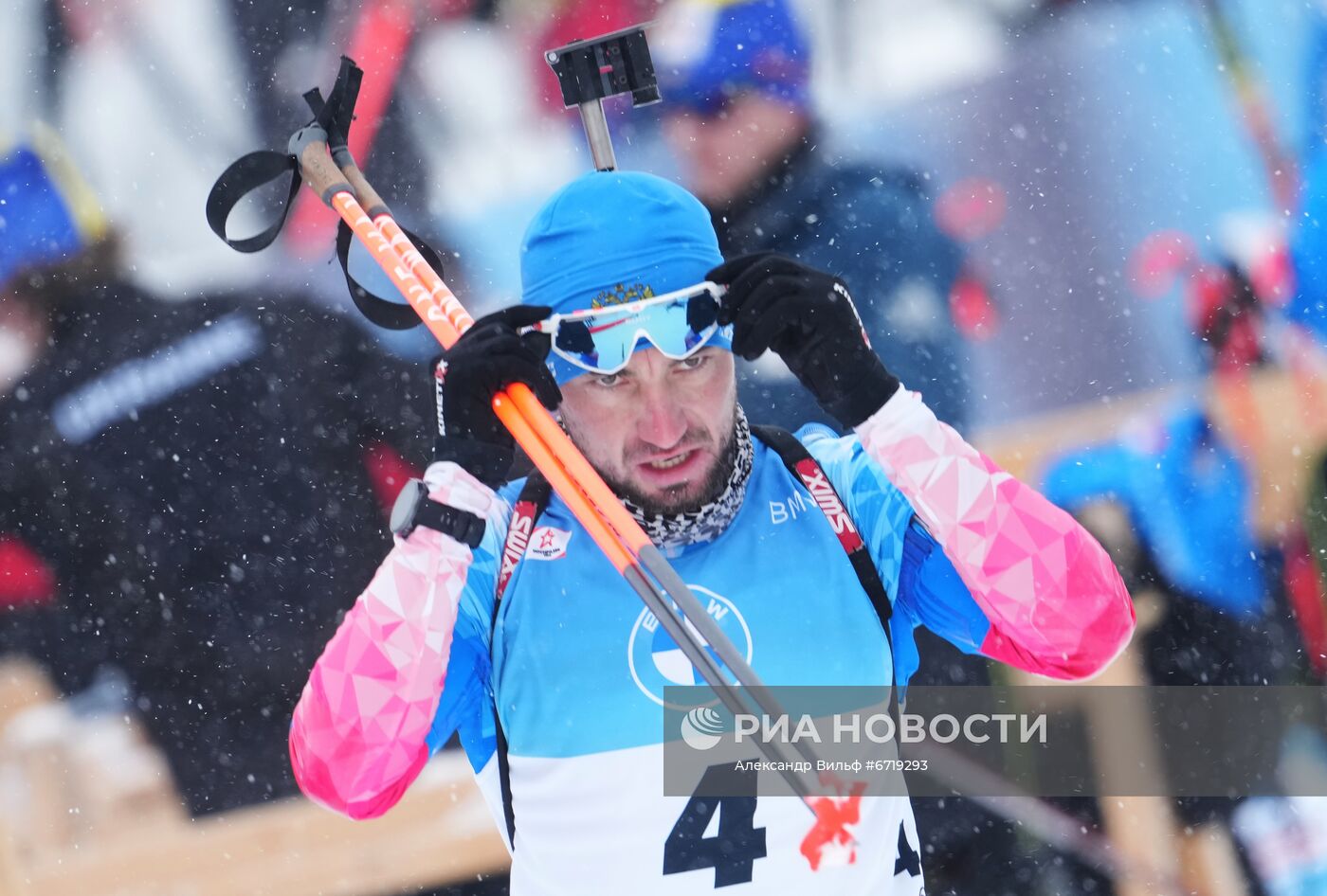 Биатлон. III этап Кубка мира. Мужчины. Гонка преследования