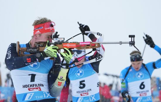 Биатлон. III этап Кубка мира. Мужчины. Гонка преследования