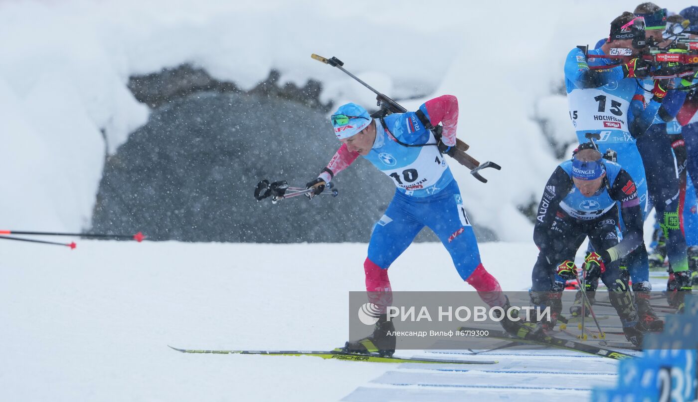 Биатлон. III этап Кубка мира. Мужчины. Гонка преследования