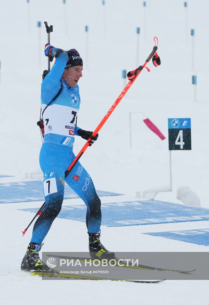 Биатлон. III этап Кубка мира. Мужчины. Гонка преследования