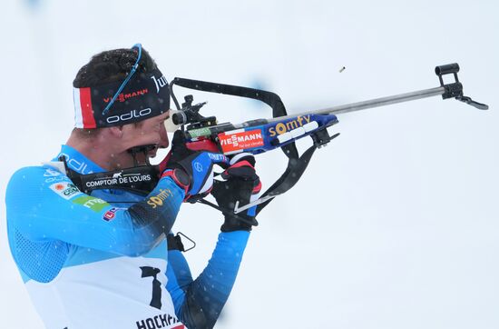 Биатлон. III этап Кубка мира. Мужчины. Гонка преследования