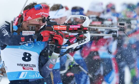 Биатлон. III этап Кубка мира. Мужчины. Гонка преследования