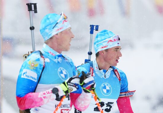 Биатлон. III этап Кубка мира. Мужчины. Гонка преследования