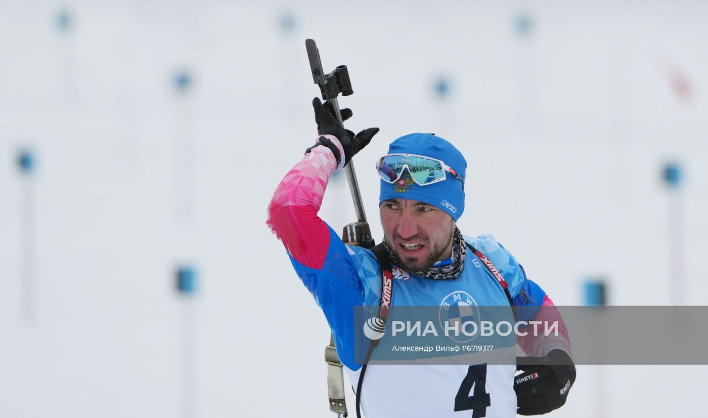 Биатлон. III этап Кубка мира. Мужчины. Гонка преследования