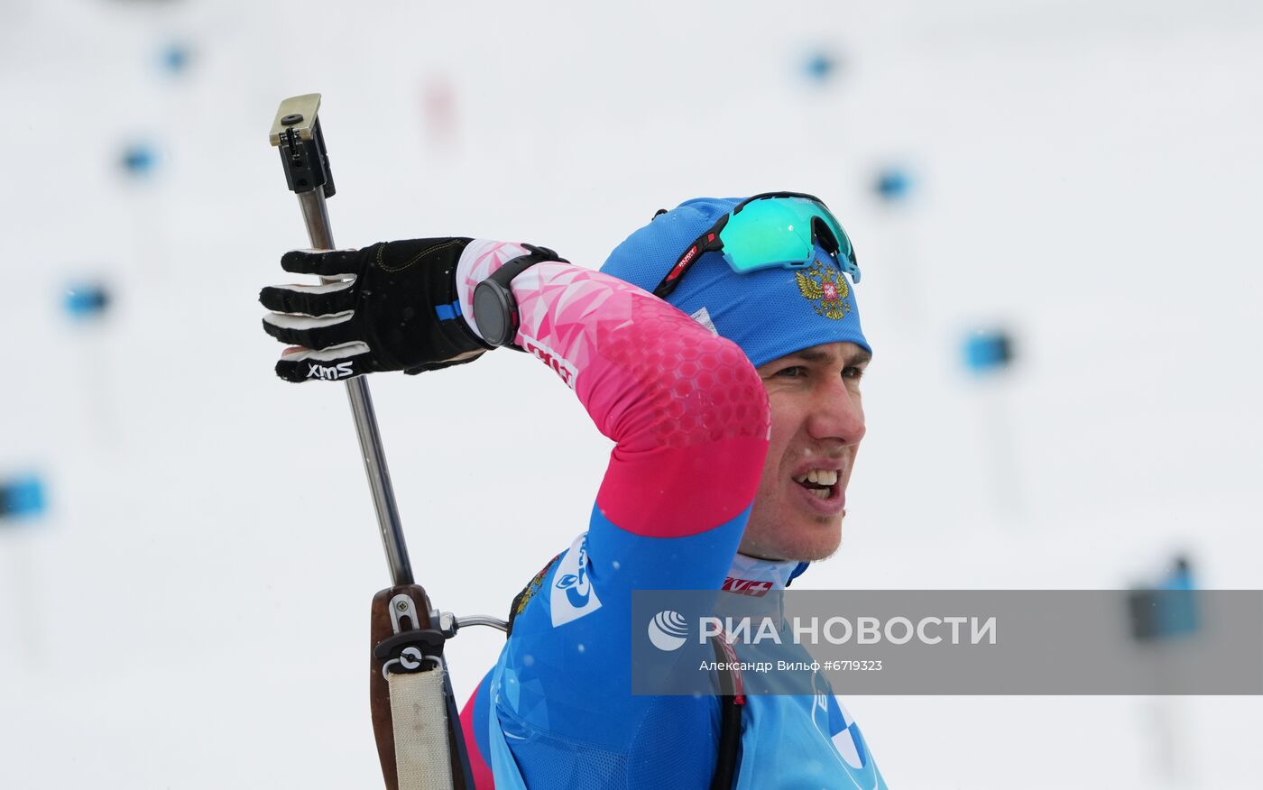 Биатлон. III этап Кубка мира. Мужчины. Гонка преследования