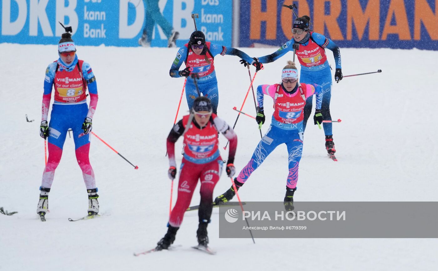 Биатлон. III этап Кубка мира. Женщины. Эстафета